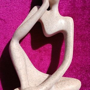 Sandstone Resin Thinker Sculpture